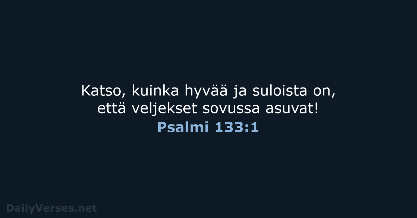 Psalmi 133:1 - KR38