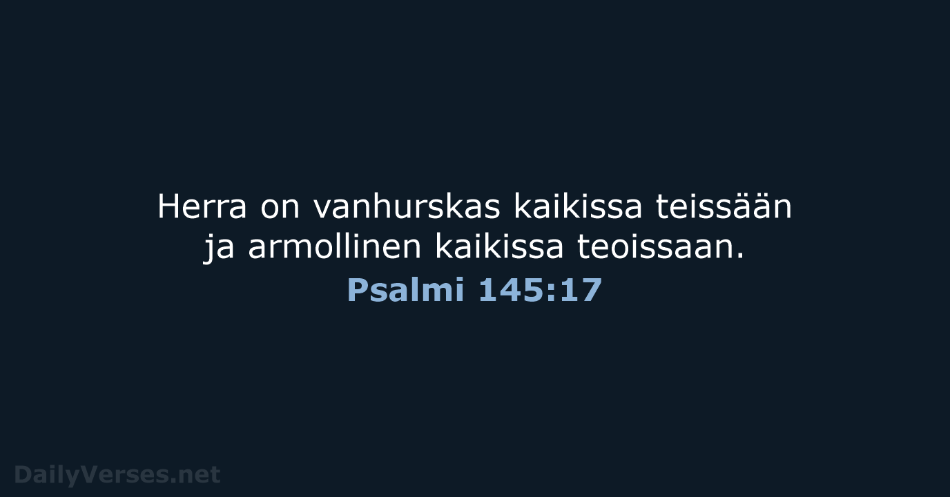 Psalmi 145:17 - KR38