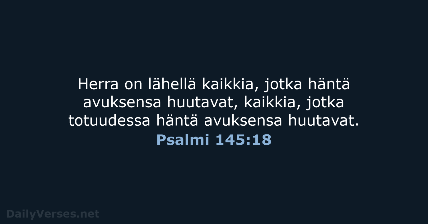 Psalmi 145:18 - KR38