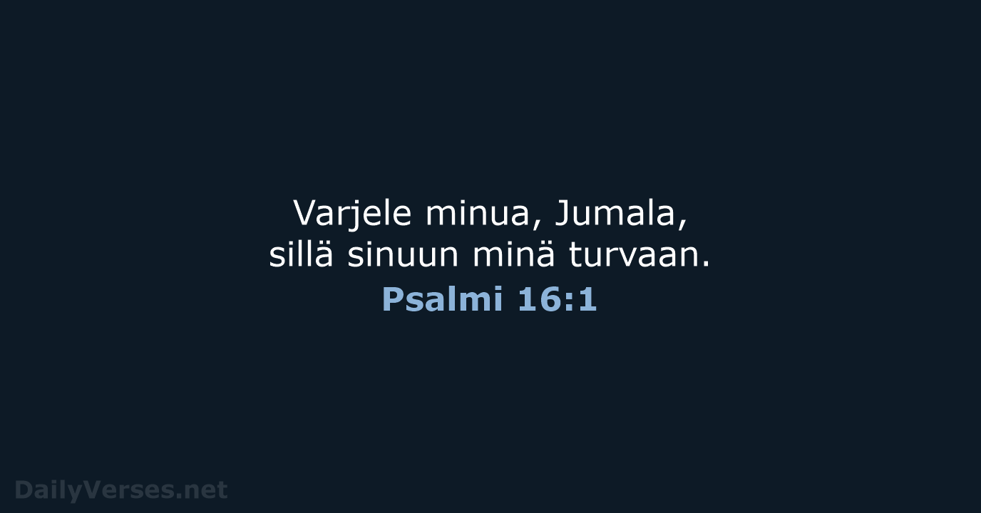 Psalmi 16:1 - KR38