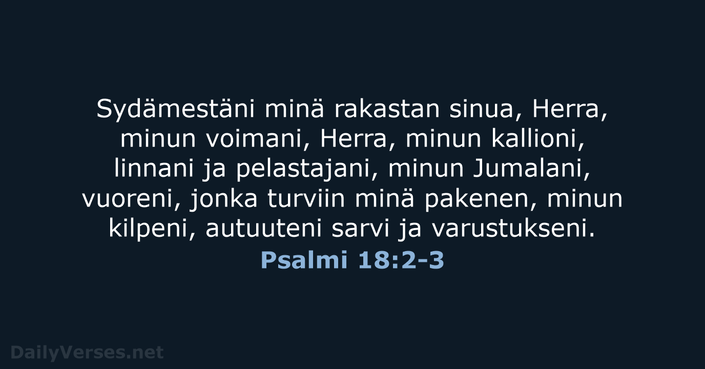 Psalmi 18:2-3 - KR38