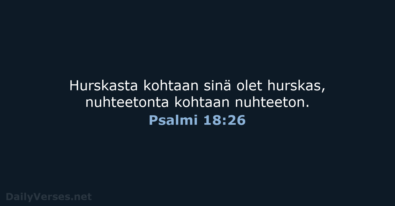 Psalmi 18:26 - KR38