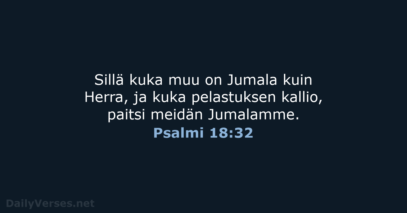 Psalmi 18:32 - KR38