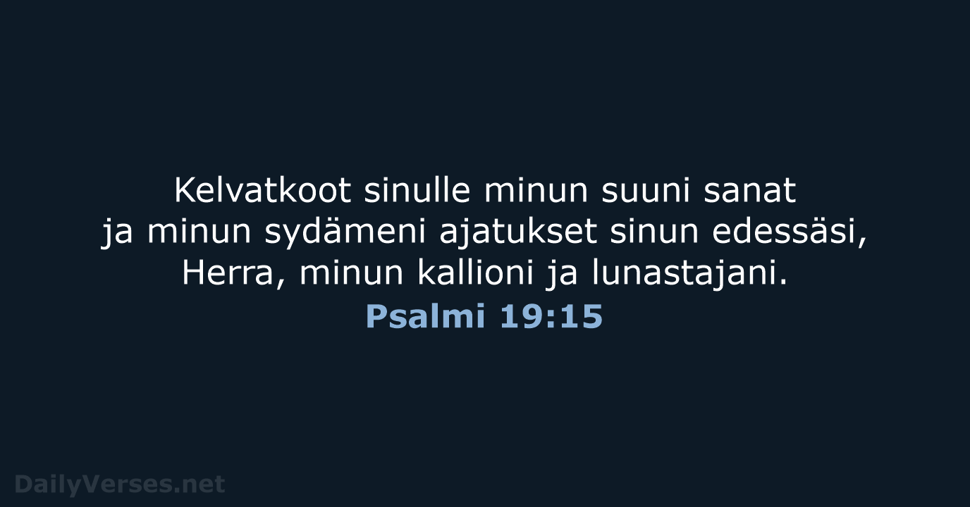 Psalmi 19:15 - KR38