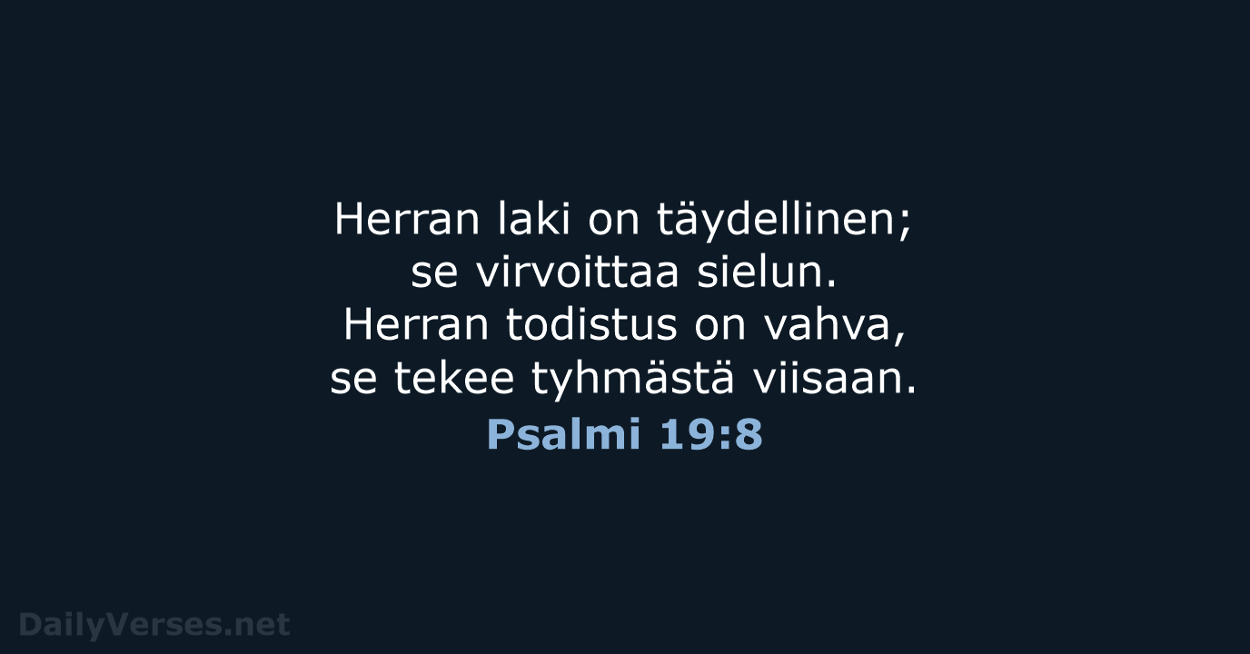 Psalmi 19:8 - KR38