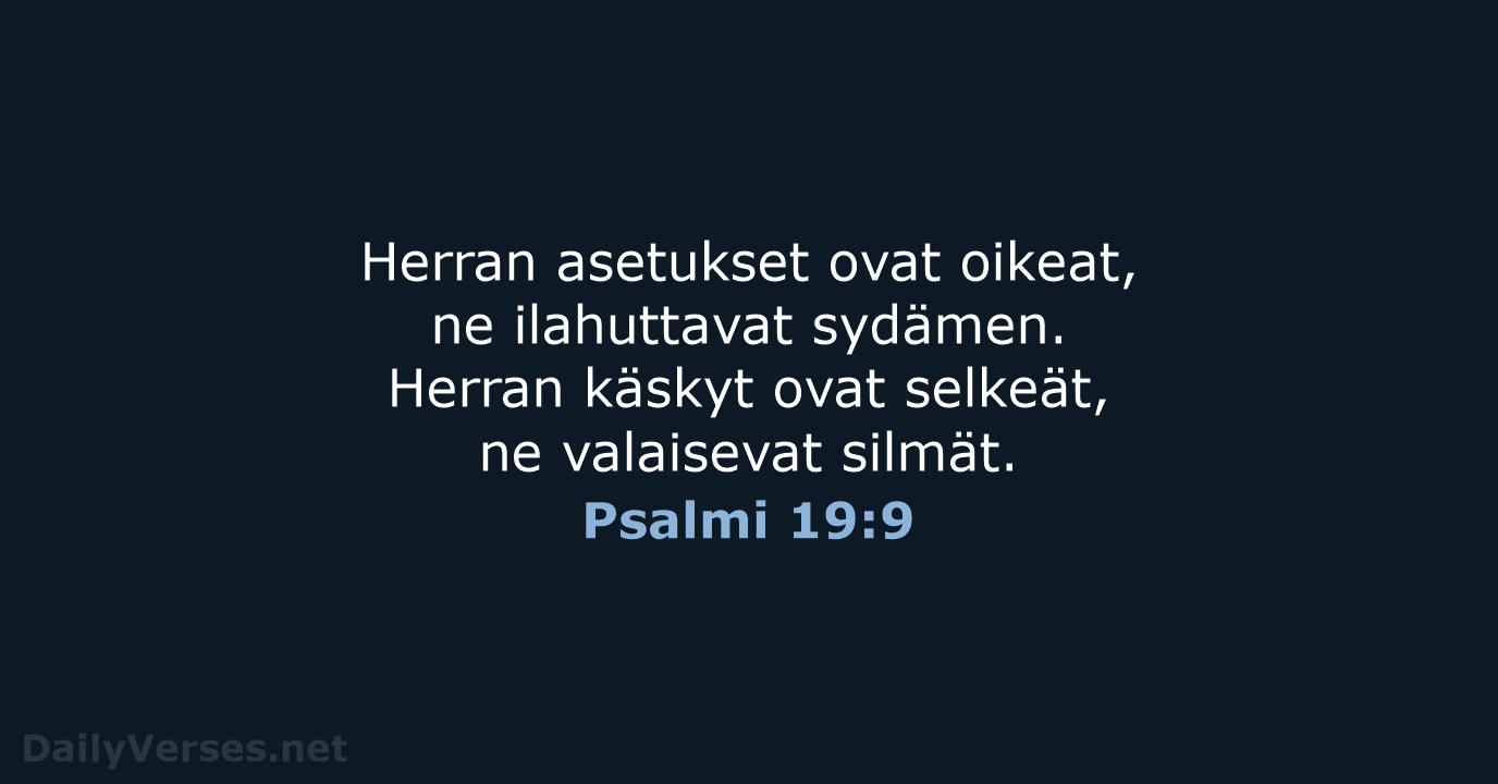 Psalmi 19:9 - KR38