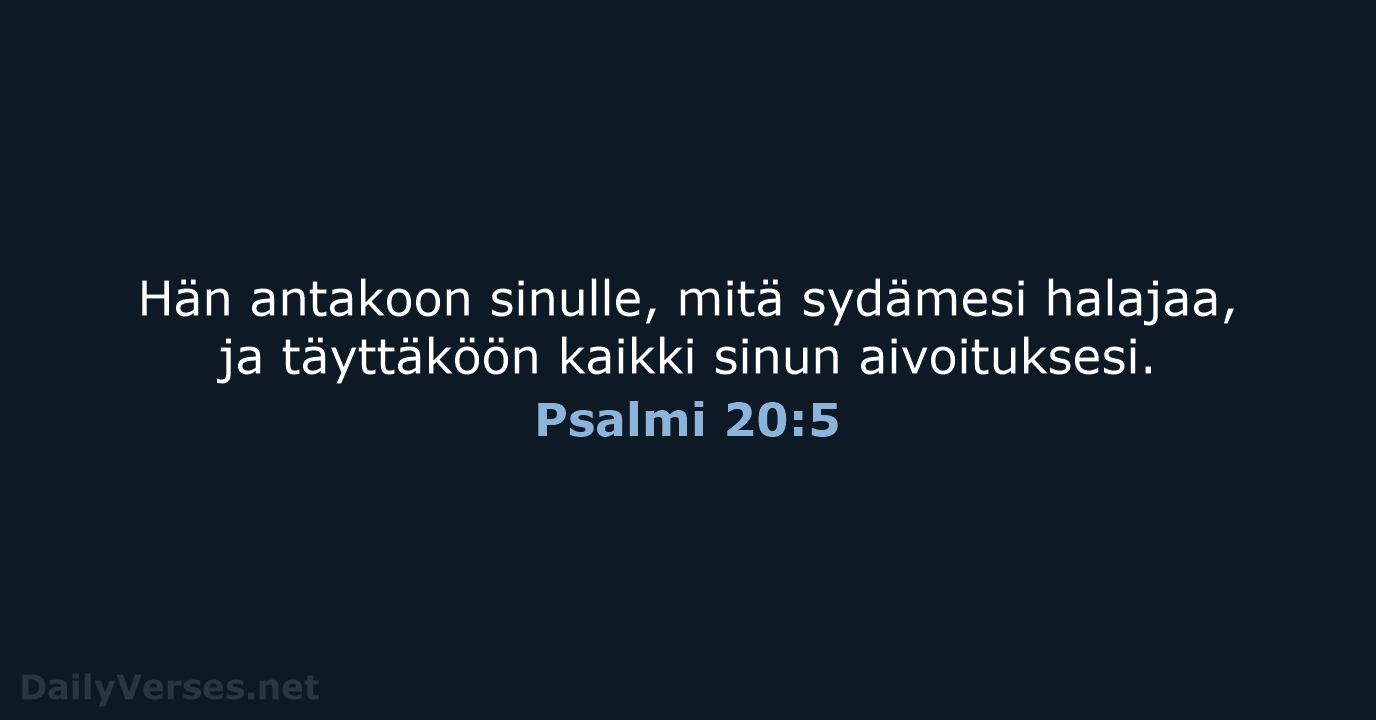 Psalmi 20:5 - KR38