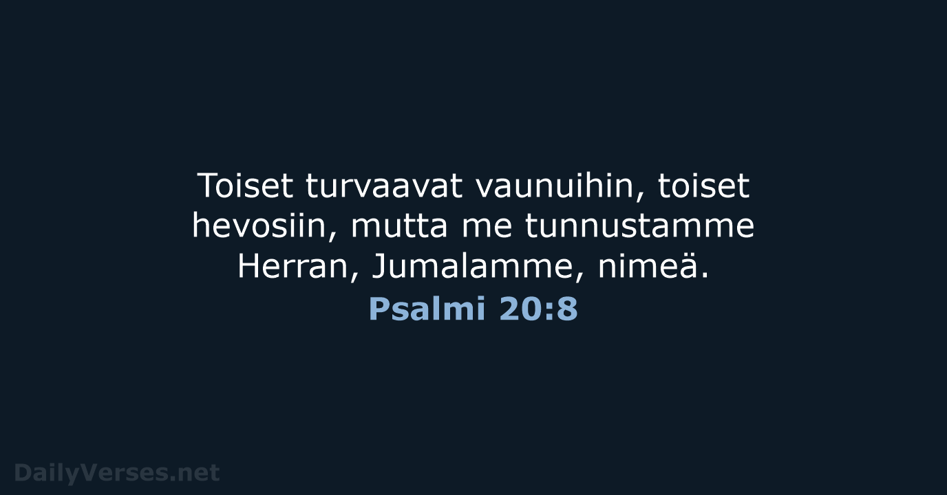 Psalmi 20:8 - KR38