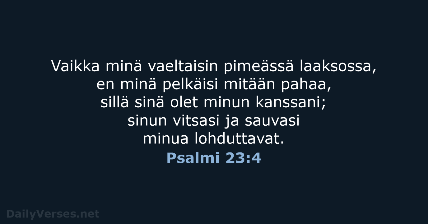 Psalmi 23:4 - KR38