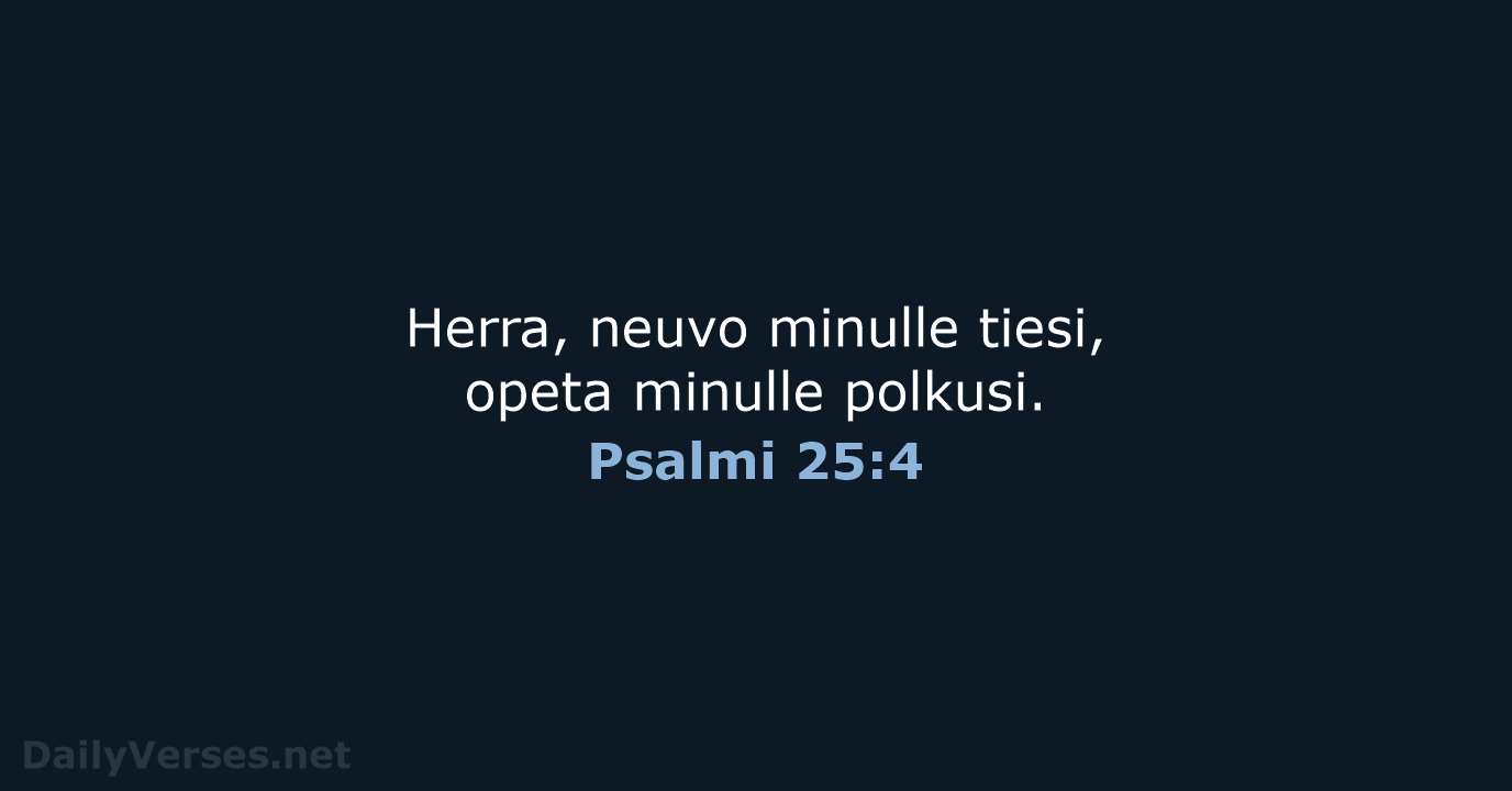 Psalmi 25:4 - KR38