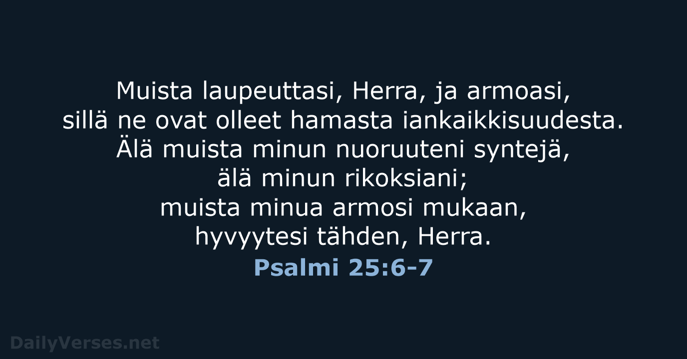 Psalmi 25:6-7 - KR38