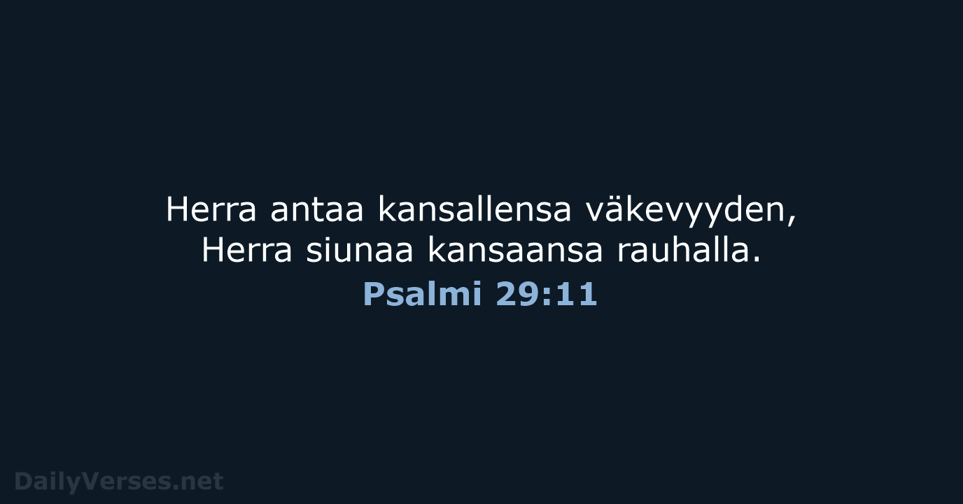 Psalmi 29:11 - KR38