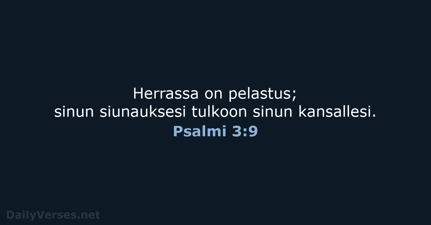 Psalmi 3:9 - KR38