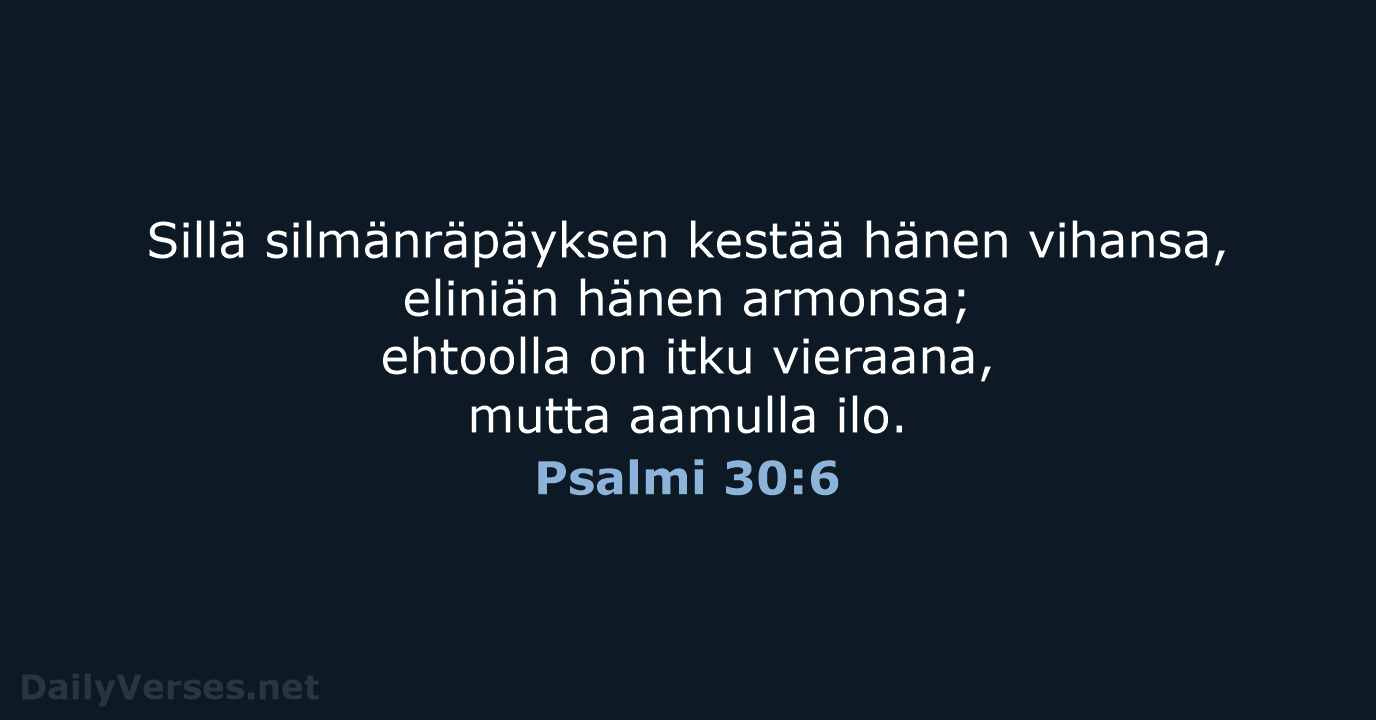 Psalmi 30:6 - KR38