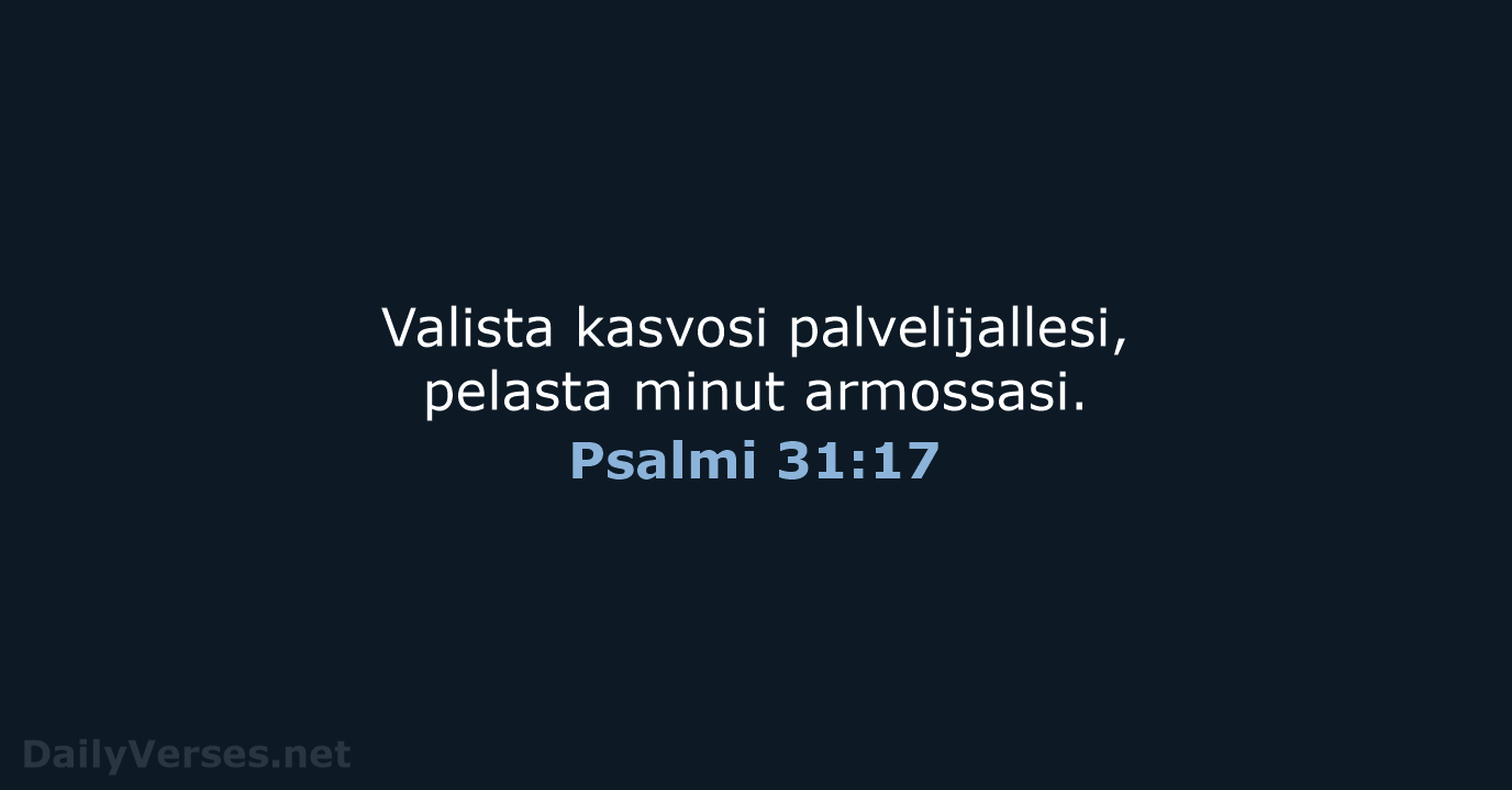 Psalmi 31:17 - KR38