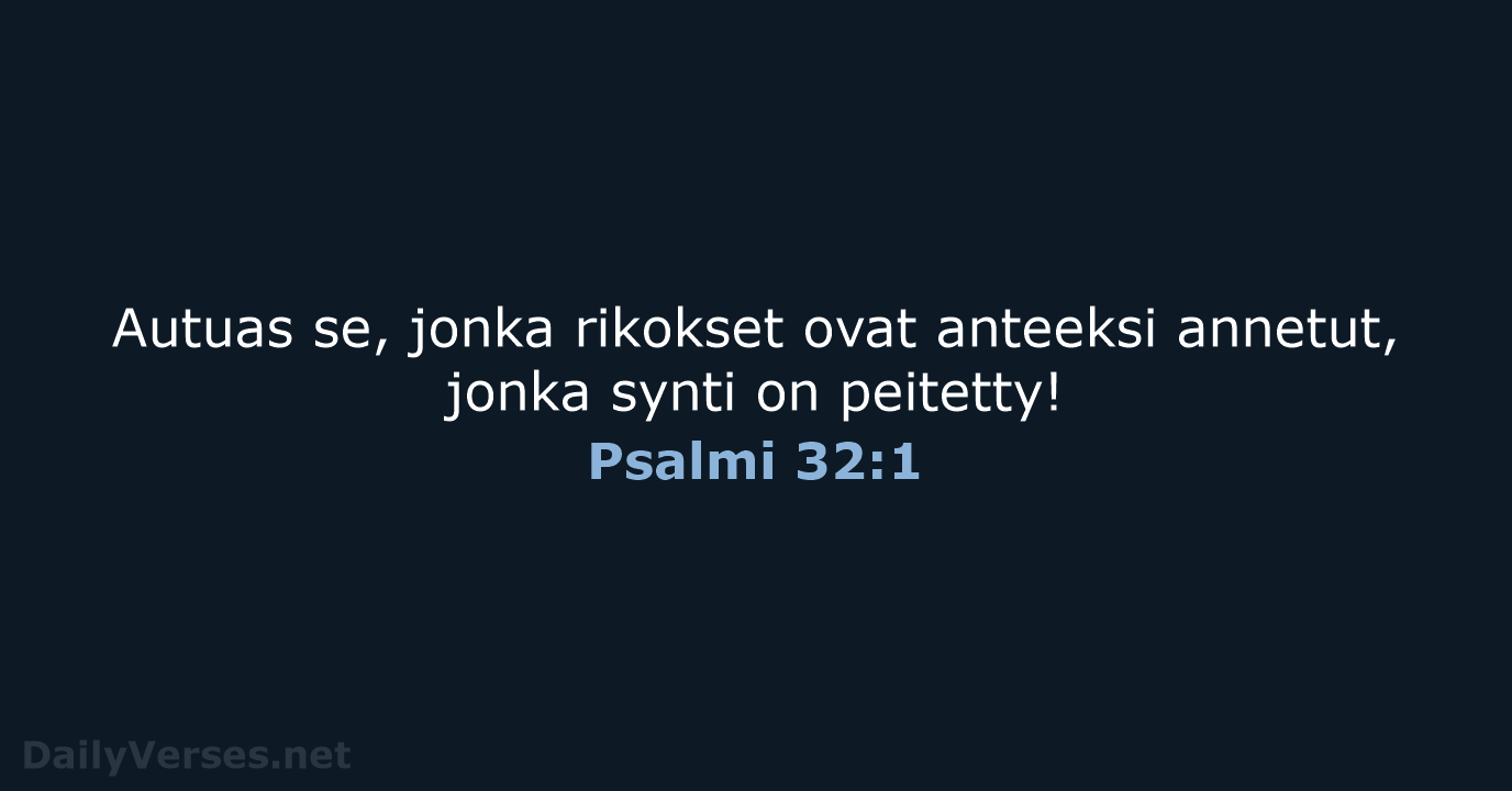 Psalmi 32:1 - KR38