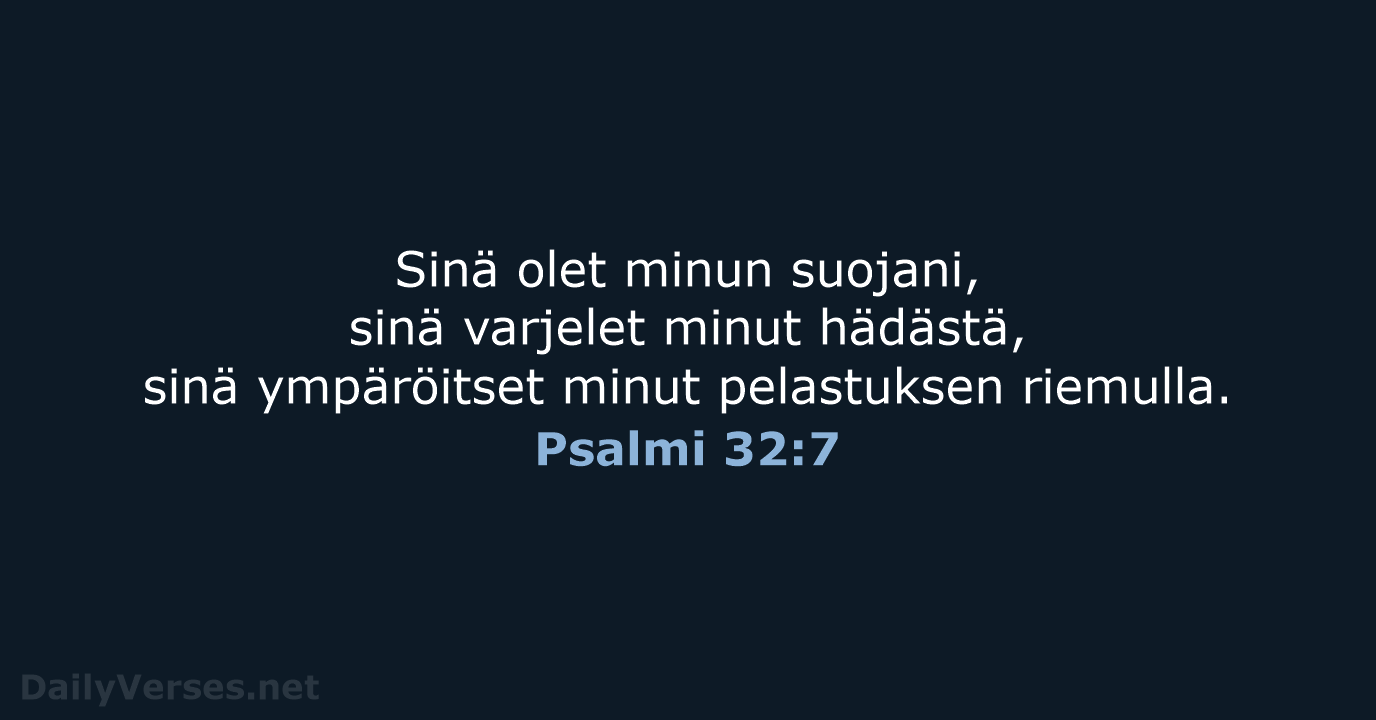 Psalmi 32:7 - KR38