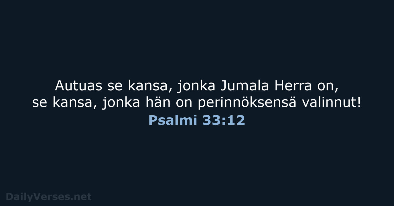 Psalmi 33:12 - KR38