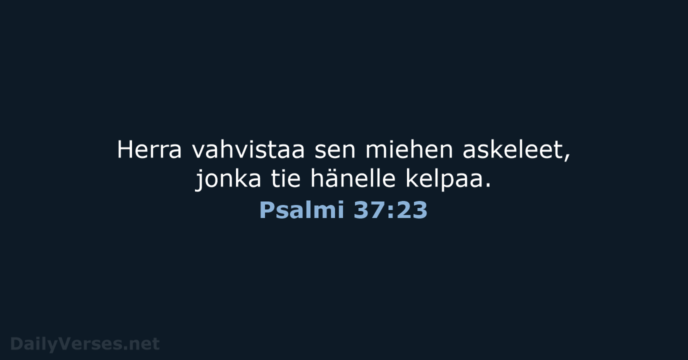 Psalmi 37:23 - KR38