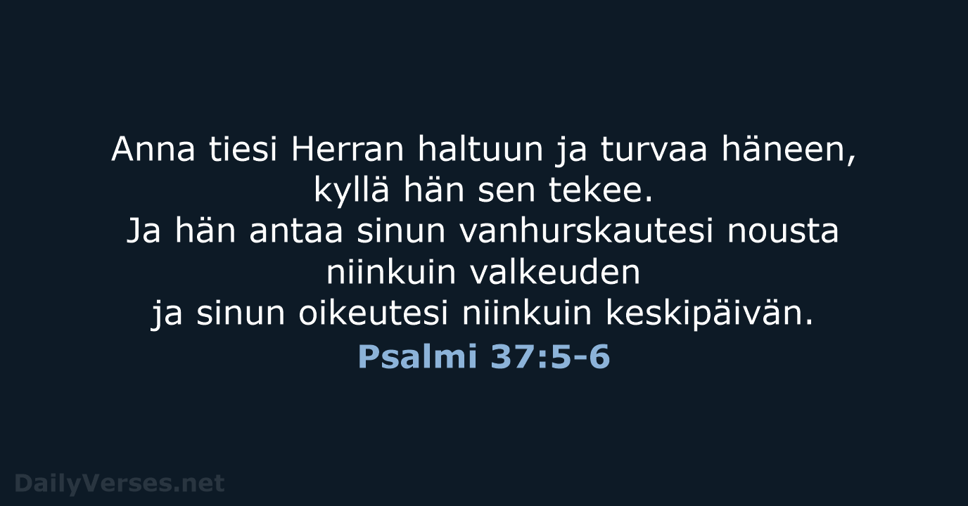 Psalmi 37:5-6 - KR38