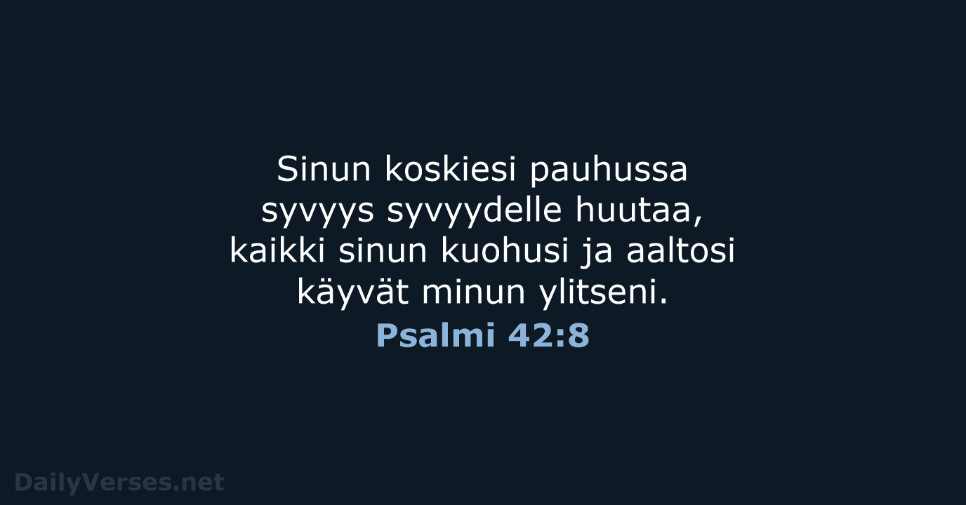 Psalmi 42:8 - KR38