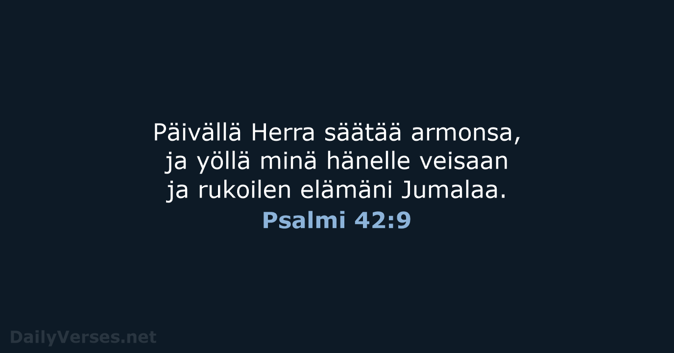 Psalmi 42:9 - KR38