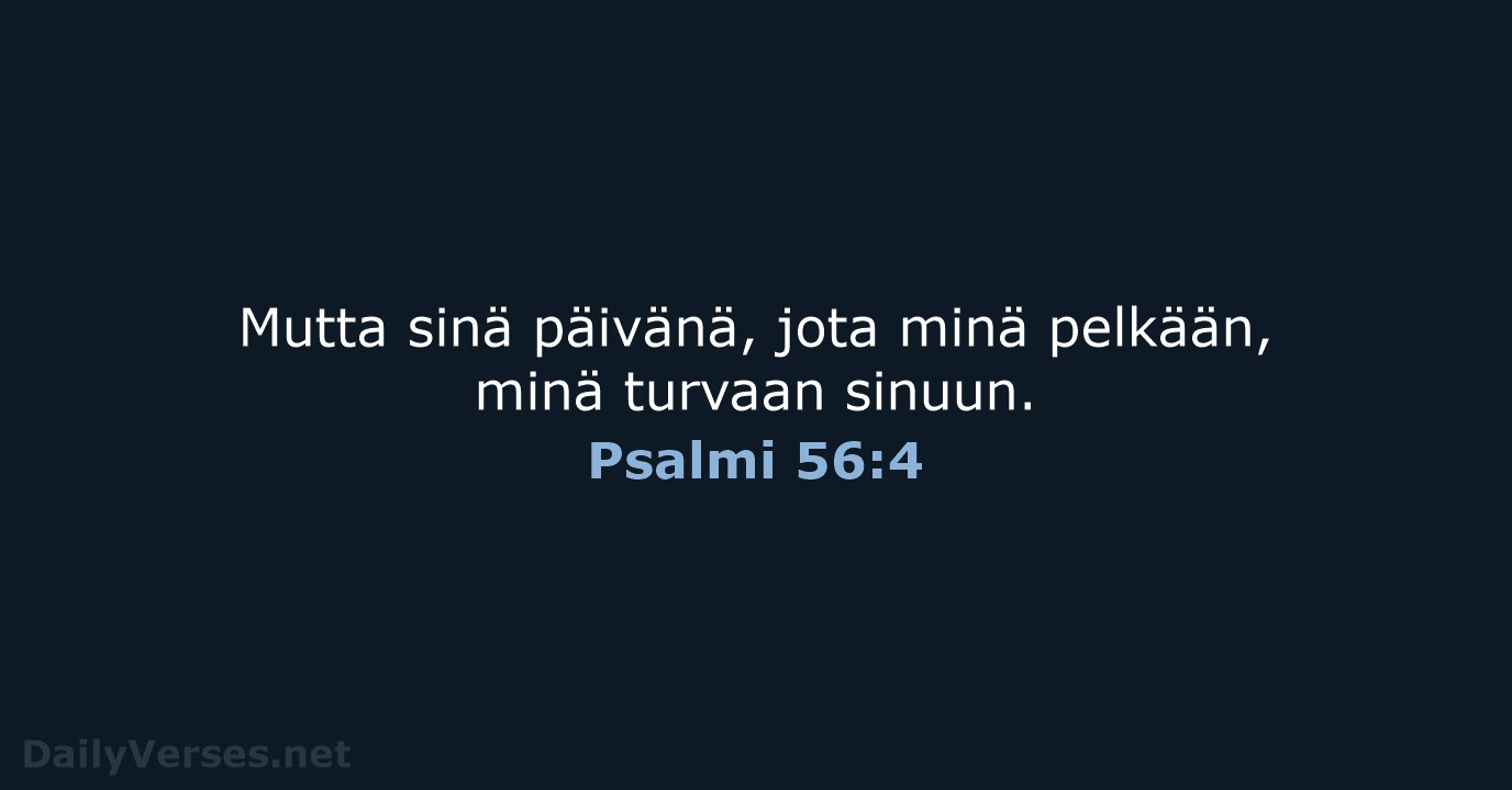 Psalmi 56:4 - KR38