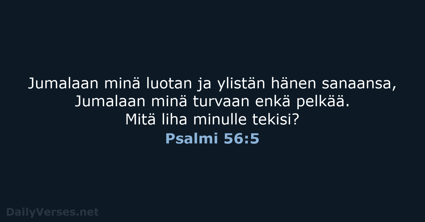 Psalmi 56:5 - KR38