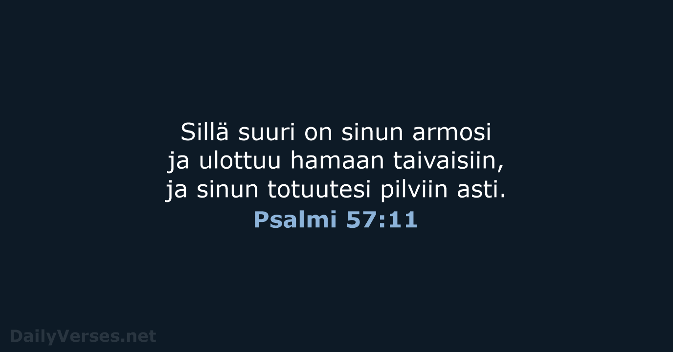 Psalmi 57:11 - KR38