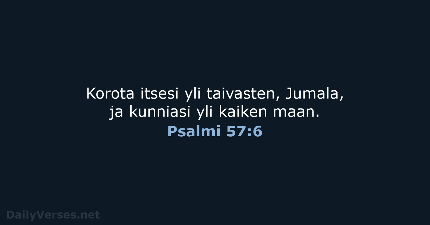 Psalmi 57:6 - KR38