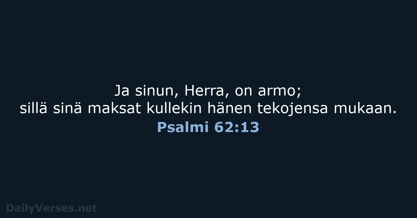 Psalmi 62:13 - KR38