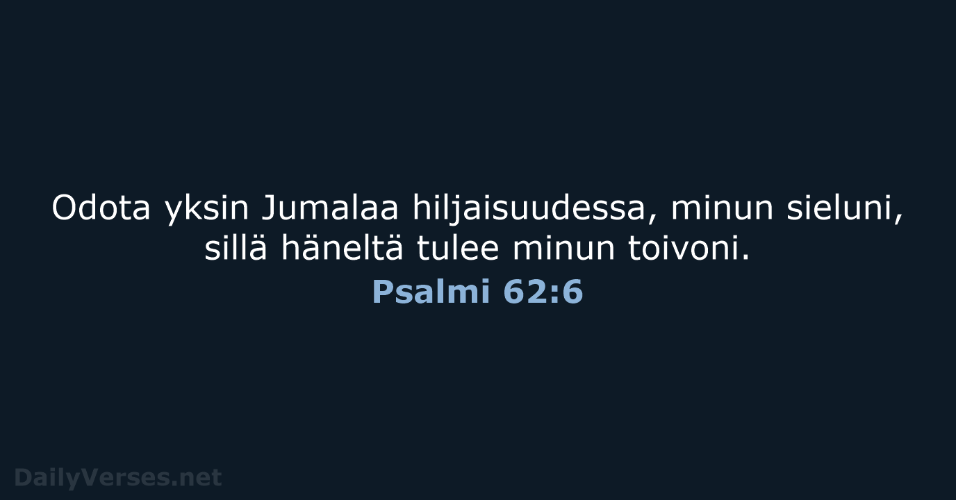 Psalmi 62:6 - KR38