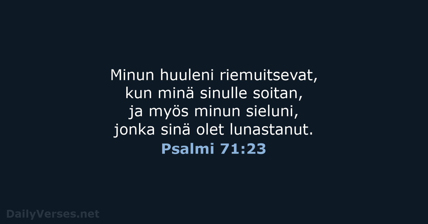 Psalmi 71:23 - KR38