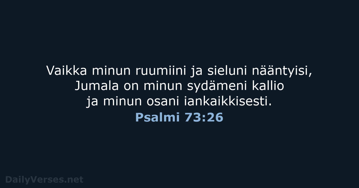 Psalmi 73:26 - KR38