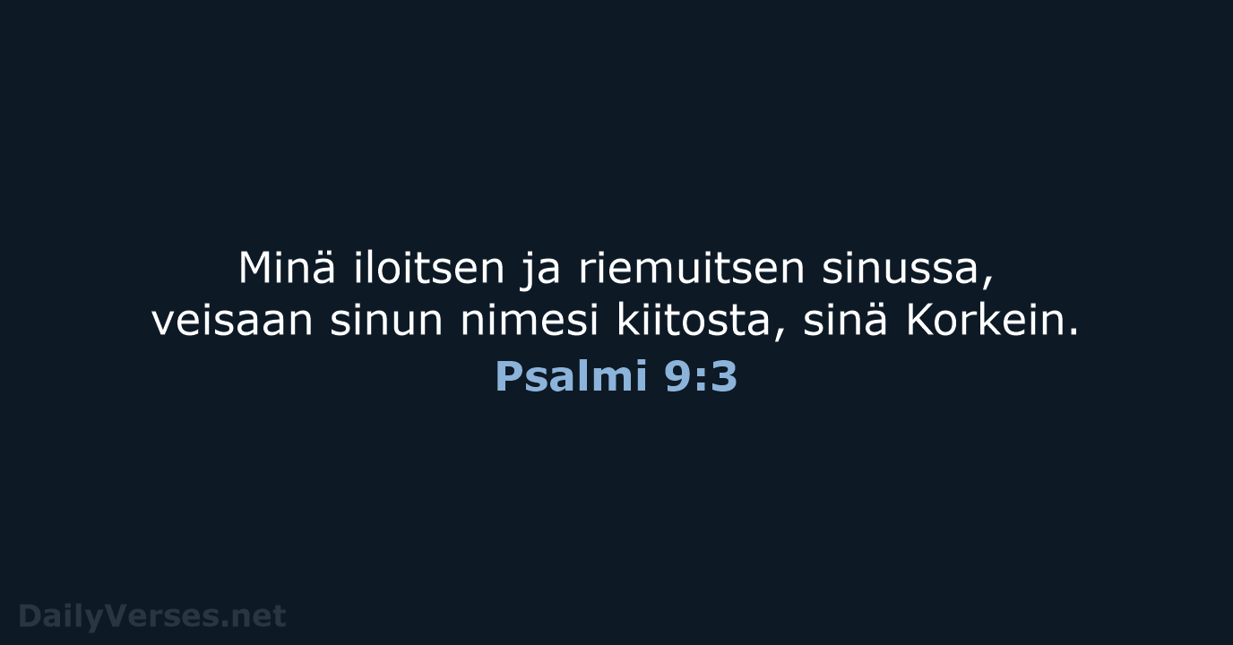 Psalmi 9:3 - KR38