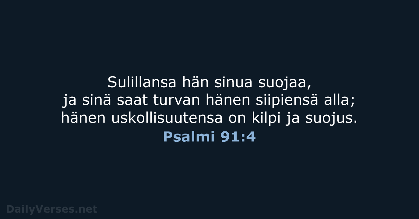 Psalmi 91:4 - KR38