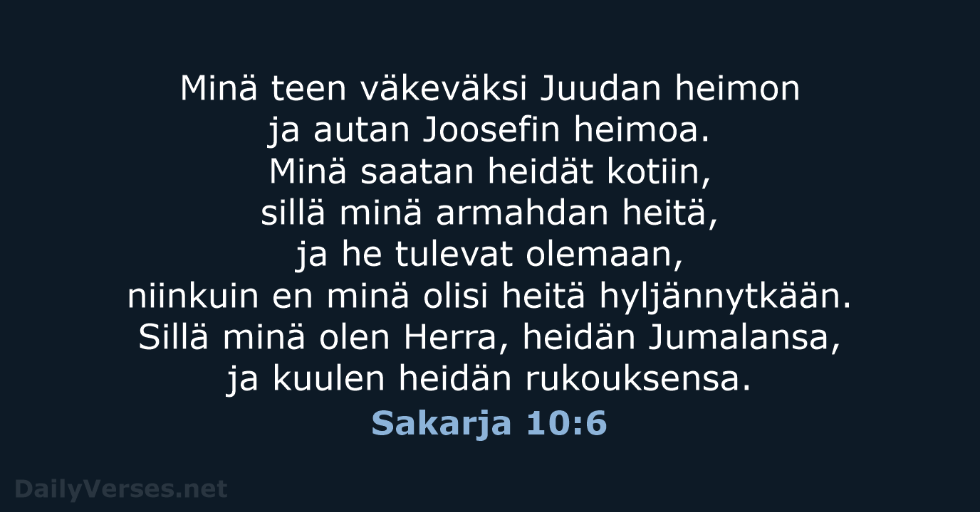 Sakarja 10:6 - KR38