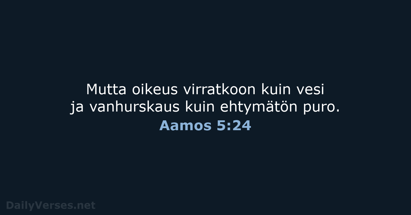 Aamos 5:24 - KR92