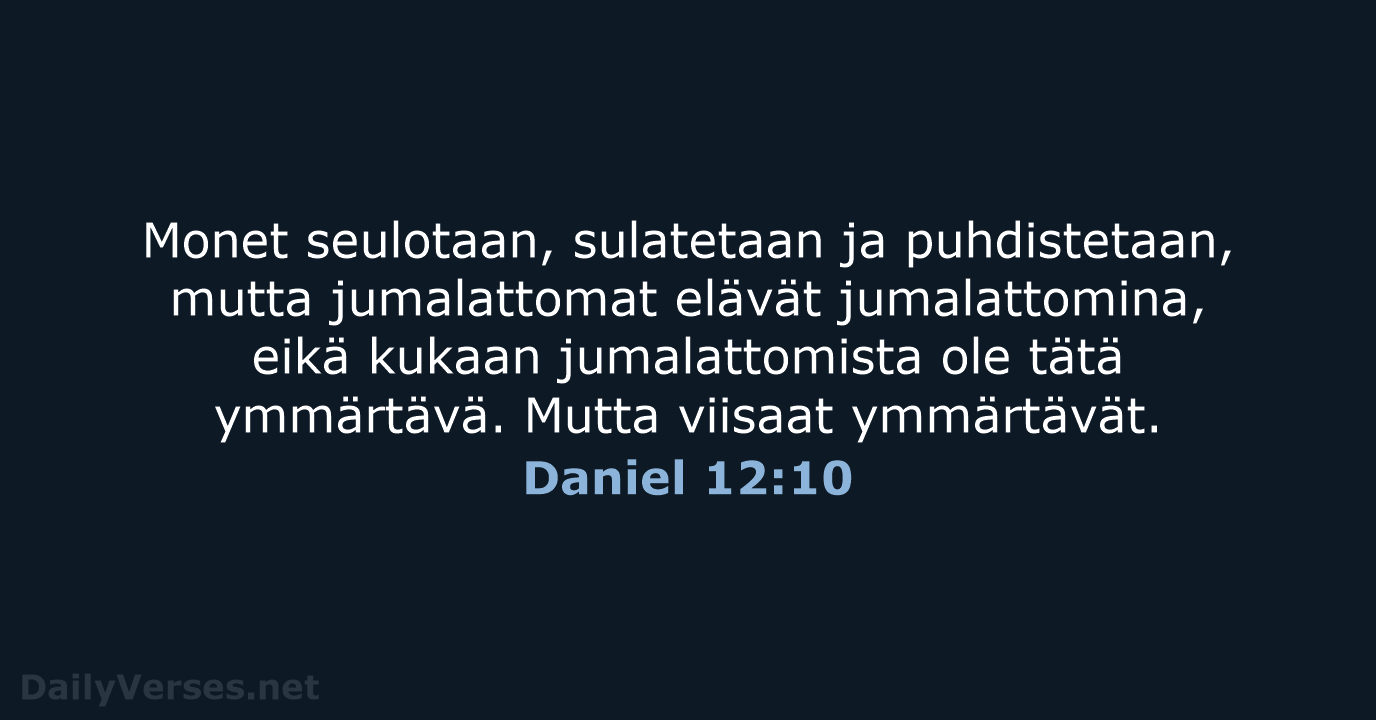 Daniel 12:10 - KR92