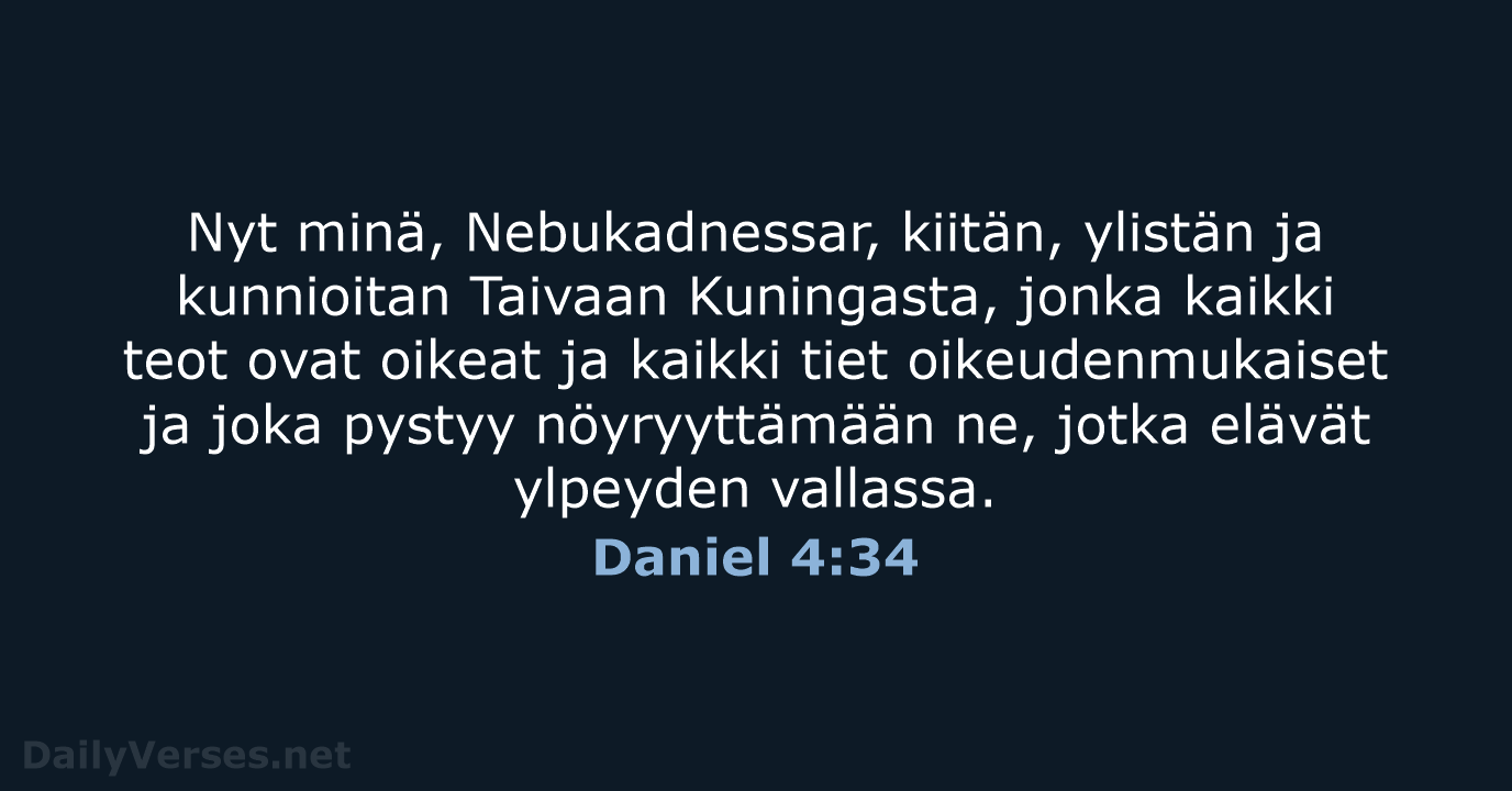 Daniel 4:34 - KR92