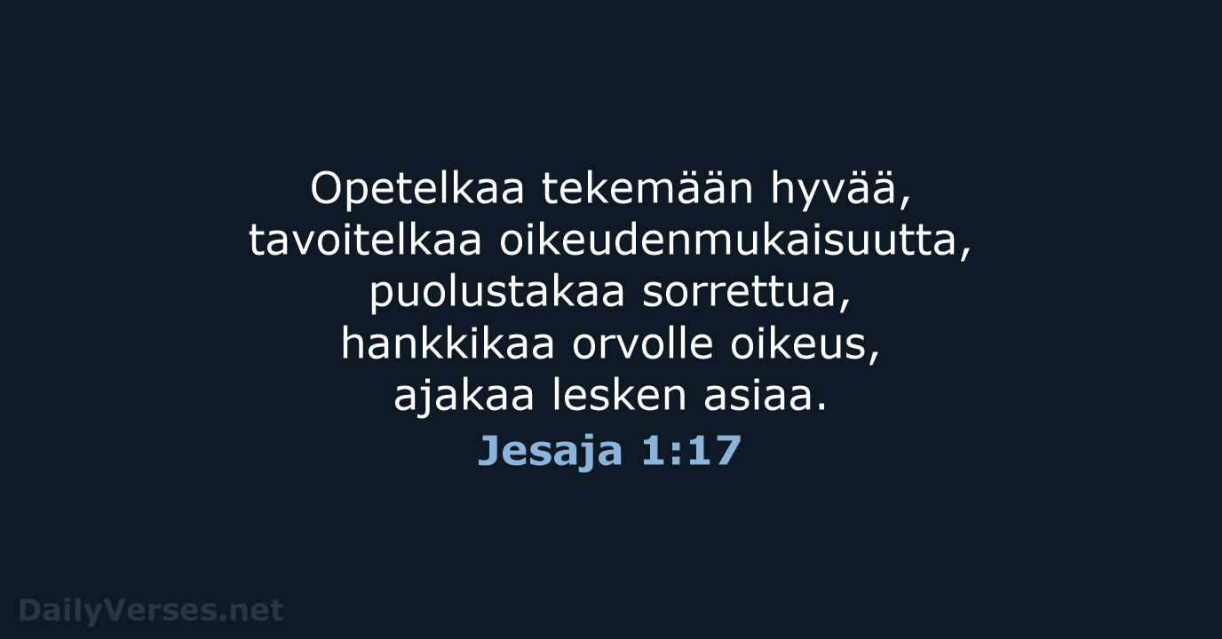 Jesaja 1:17 - KR92