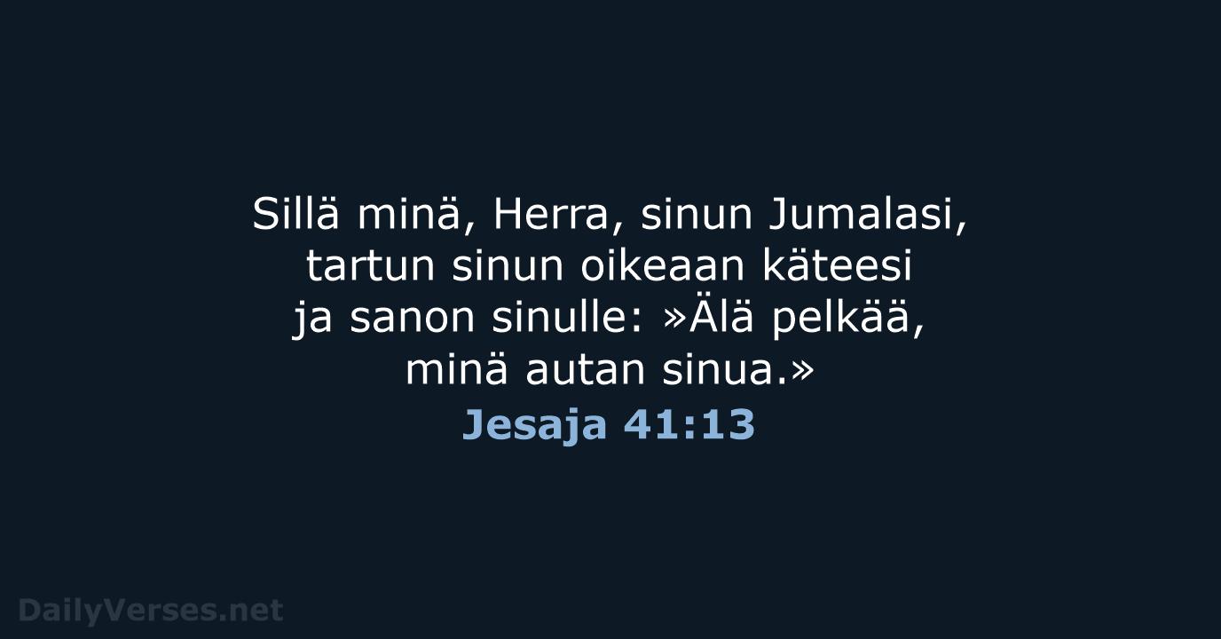 Jesaja 41:13 - KR92