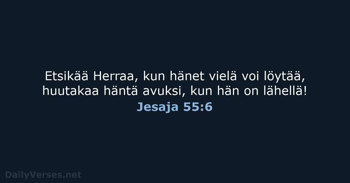 Jesaja 55:6 - KR92