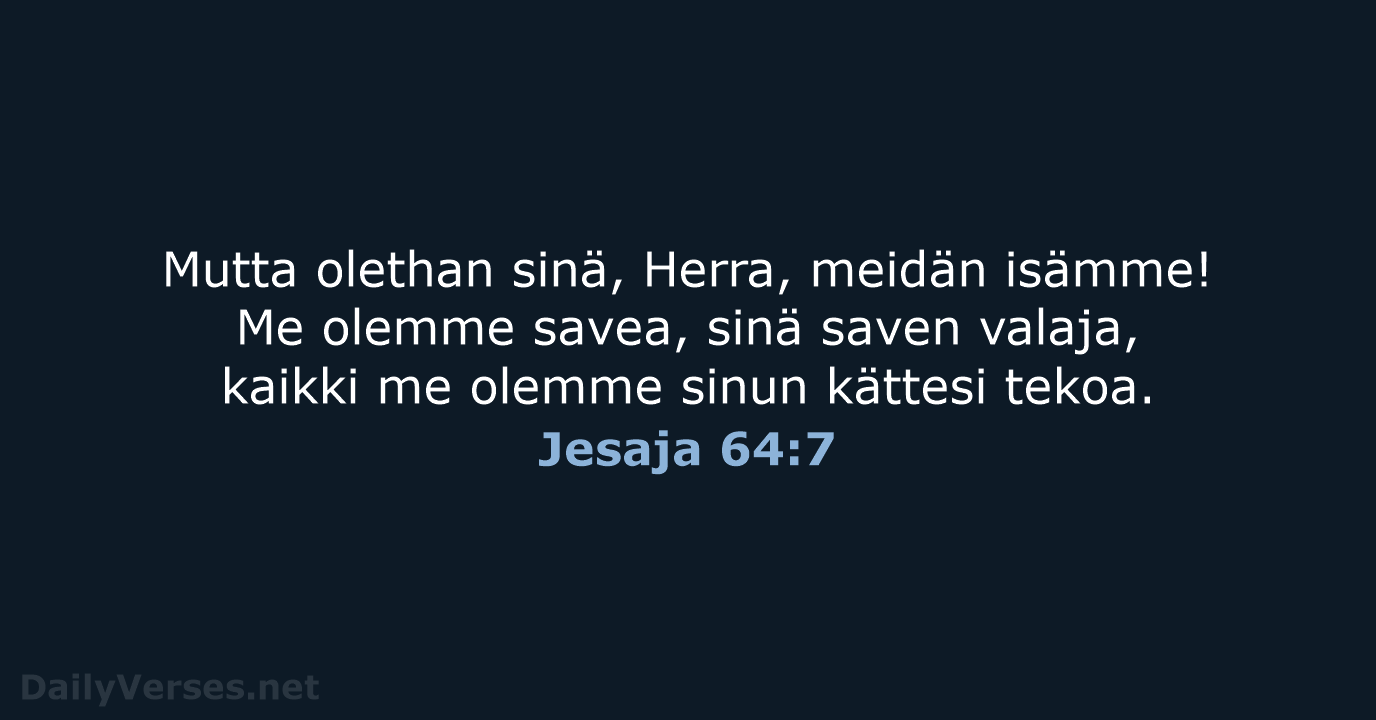 Jesaja 64:7 - KR92