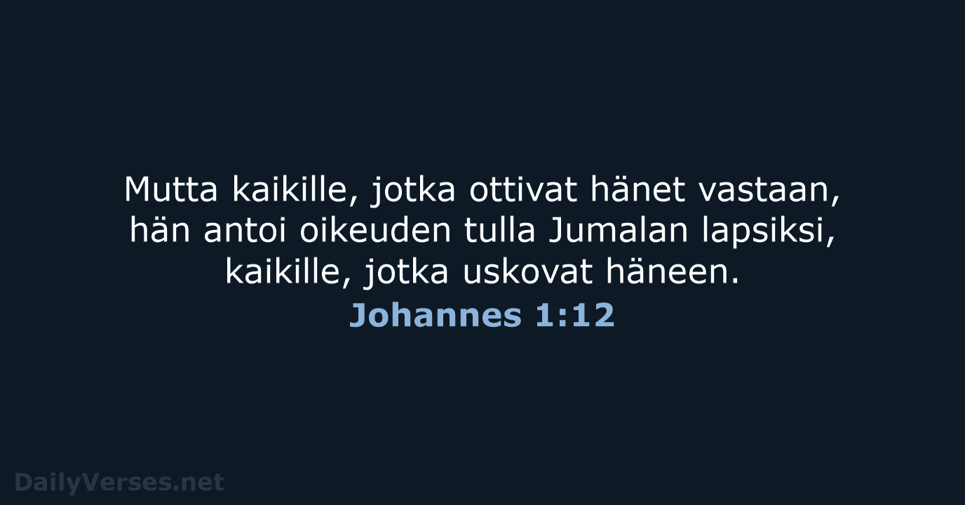 Johannes 1:12 - KR92