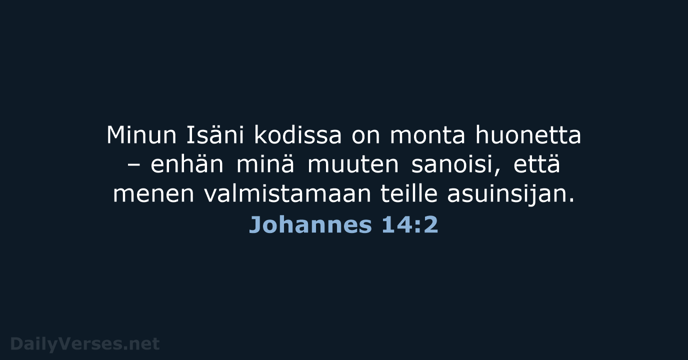 Johannes 14:2 - KR92