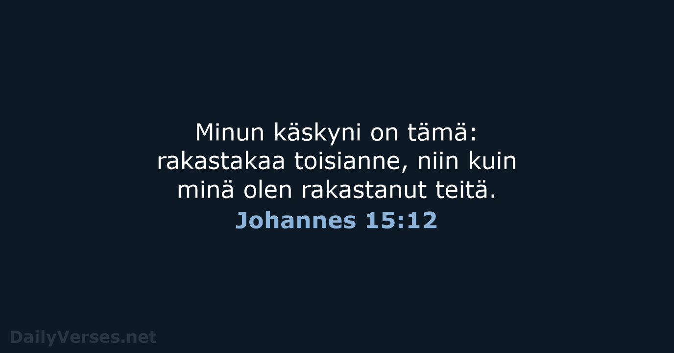 Johannes 15:12 - KR92