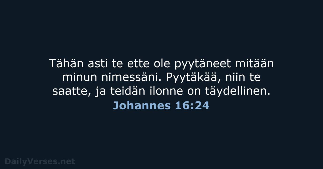 Johannes 16:24 - KR92