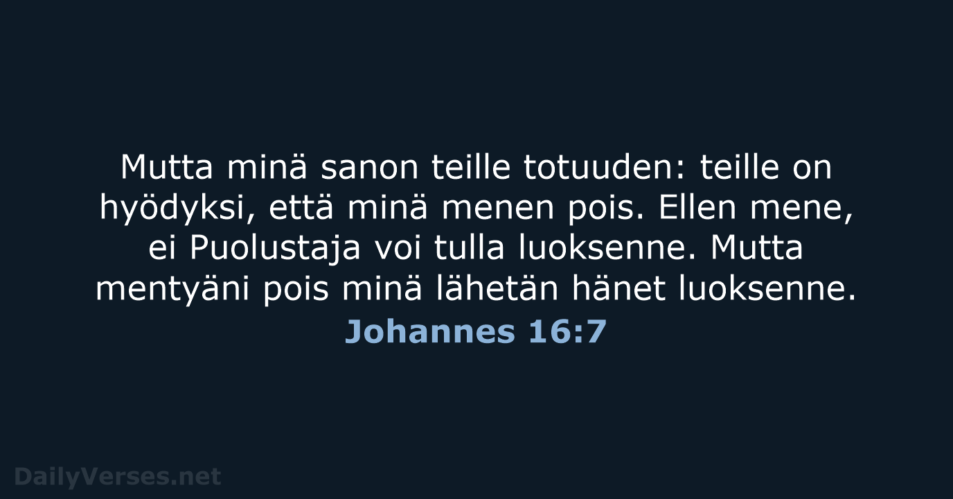 Johannes 16:7 - KR92