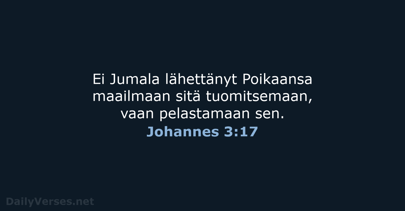 Johannes 3:17 - KR92